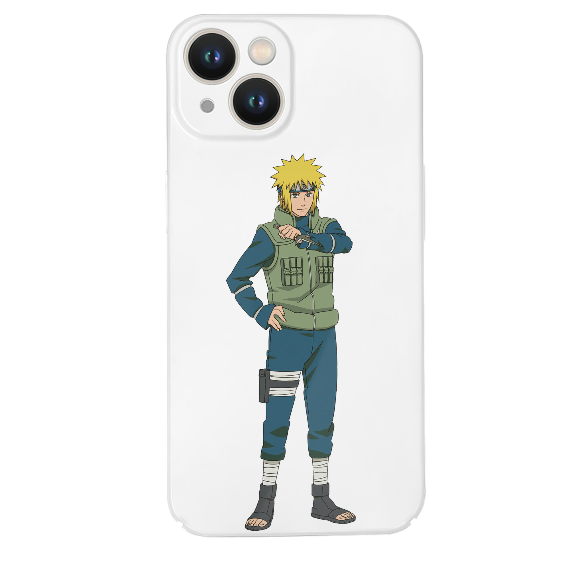 （画像用） NARUTO -ナルト- 波風 ミナト Namikaze Minato 【iPhone 14シリーズ対応】ハードケース